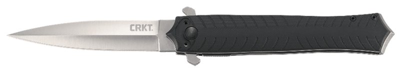 CRKT Xolotl 3.643" Black G10 Flipper Knife