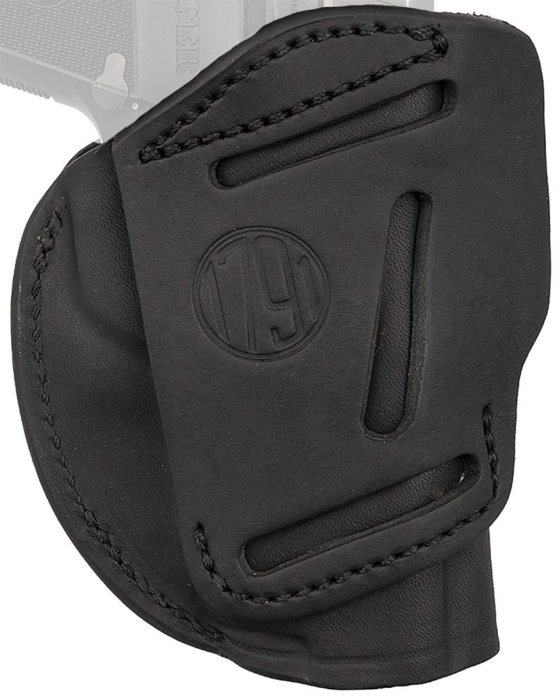 1791 Gunleather 4WH1SBLL 4-Way IWB/OWB Stealth Black Leather Belt