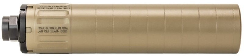 Griffin GASUL46HDFDE 46 CAL FDE Tactical Silencer