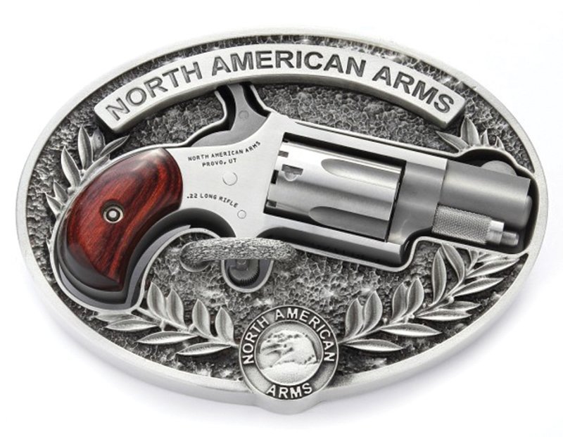 NAA BBO-L Ornate Belt Buckle with Secure Clip Release