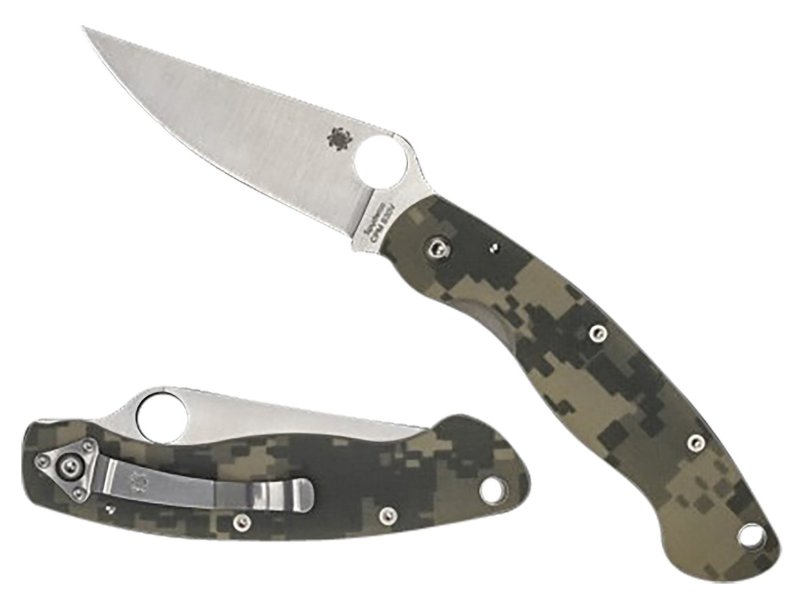 Spyderco Military C36GPCMO 4.00 In DLC Blade G-10 Handle