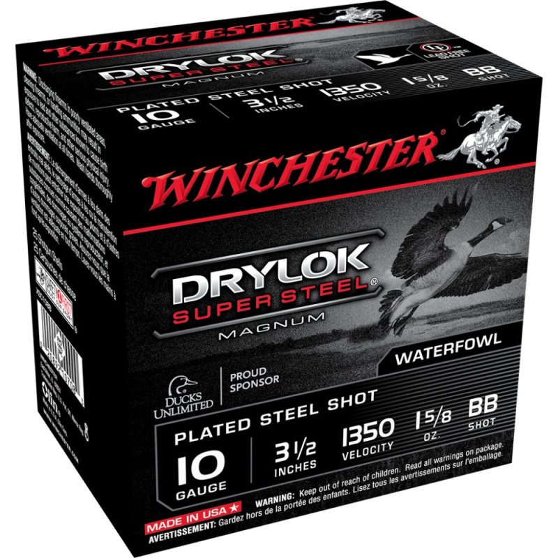 Winchester XSC10BB DryLock Super Magnum 10 GA 3.50 In BB