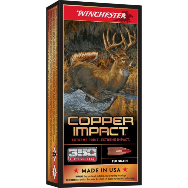 Winchester X350CLF 350 Legend 150 Grain Copper Extreme Point 20 Rounds