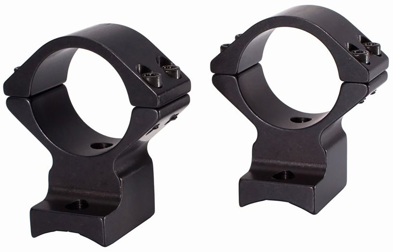Talley Scope Mount Ring for Tikka T1/T1X 1in Tube High Black