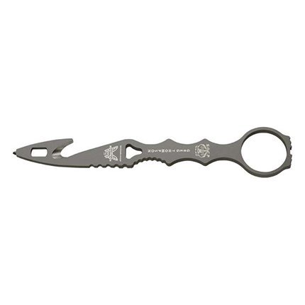 Benchmade 179GRY SOCP Fixed Blade Rescue Tool: Gray, Glass Breaker, O2 Wrench, USA Made