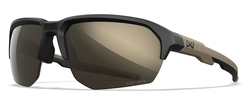 Wiley X CHJKL04 Jakl M/L Tungsten Mirror Lens Matte Black w/ Tan Frame Frame