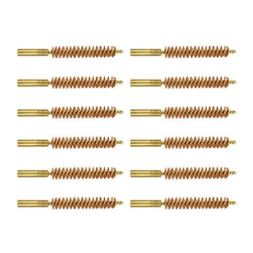 BROWNELLS SPECIAL LINE DEWEY BRUSH BRONZE .38 CALIBER RIFLE 12 PACK