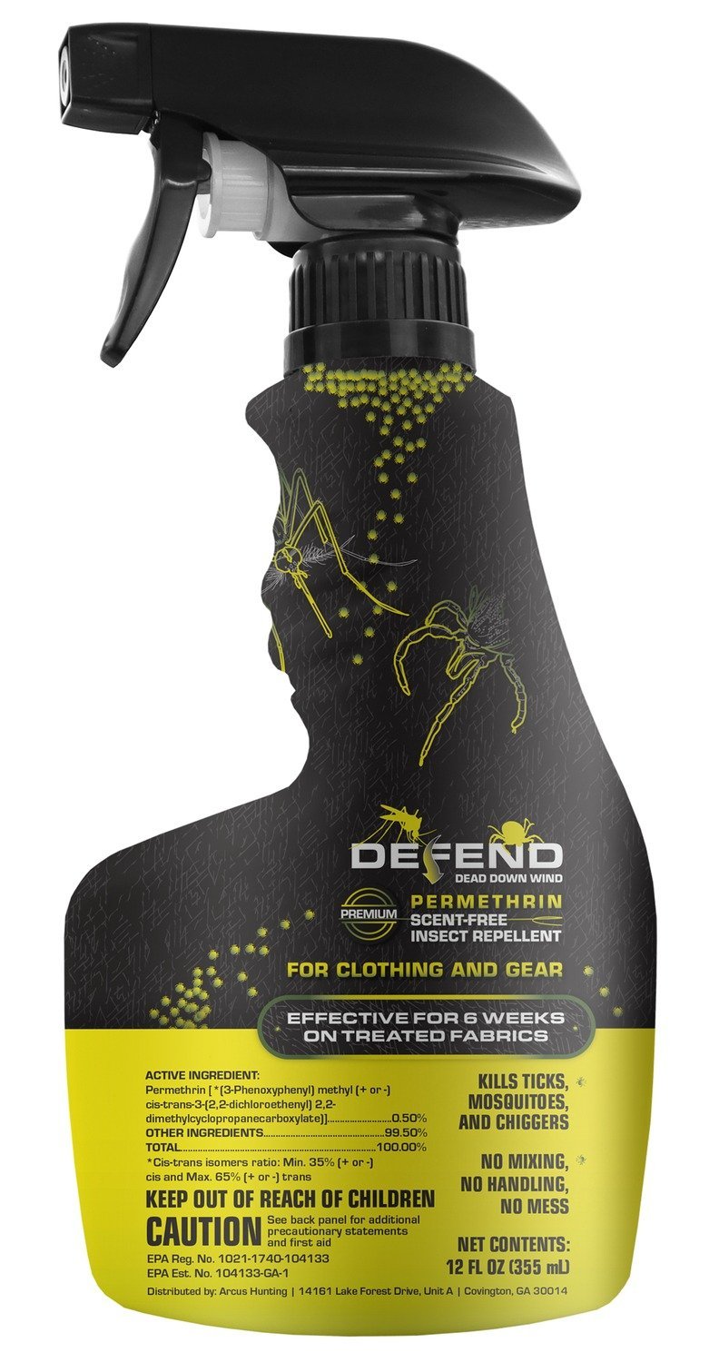 DEFEND 70015 Permethrin Clothing Spray 12oz EPA-Registered