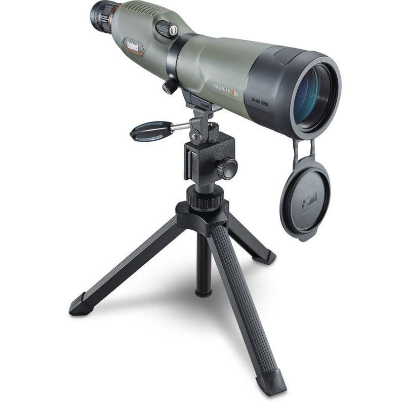 Bushnell 886520 Trophy Xtreme 20-60x 65mm Green Rubber Armor Angled Body BaK-4 Porro Prism Spotting Scope