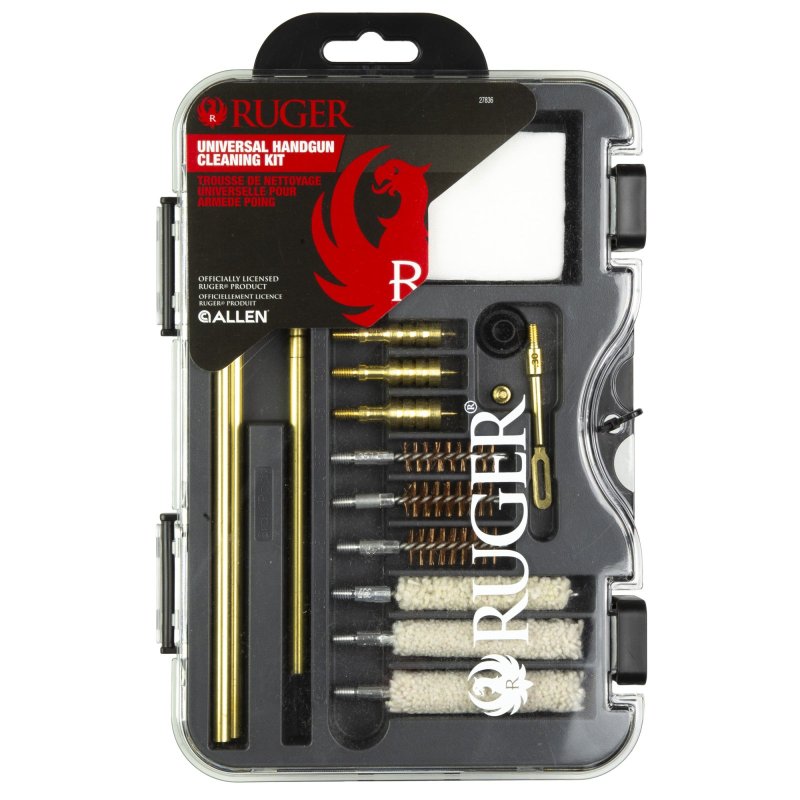 Ruger Universal Handgun Cleaning Kit Molded Tool Box 9 mm