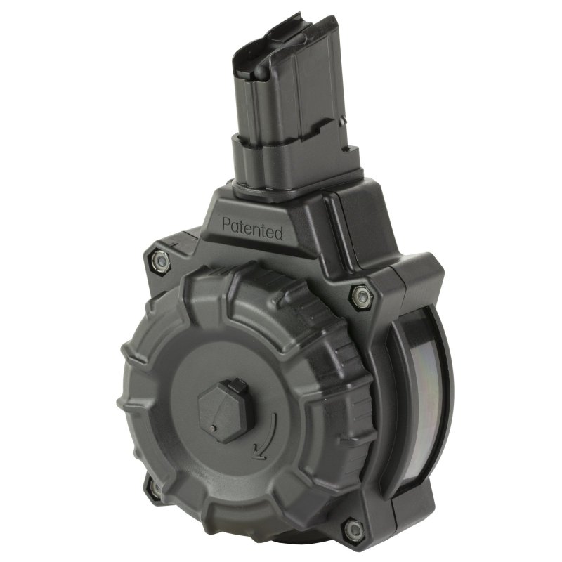 ProMag DRM-A103 50-Round Drum Magazine, .30 Carbine, Polymer, Black