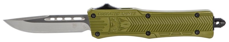 CobraTec CTK-1 SODCTK1SDNS 2.75 In D2 OTF OD Green Aluminum Handle