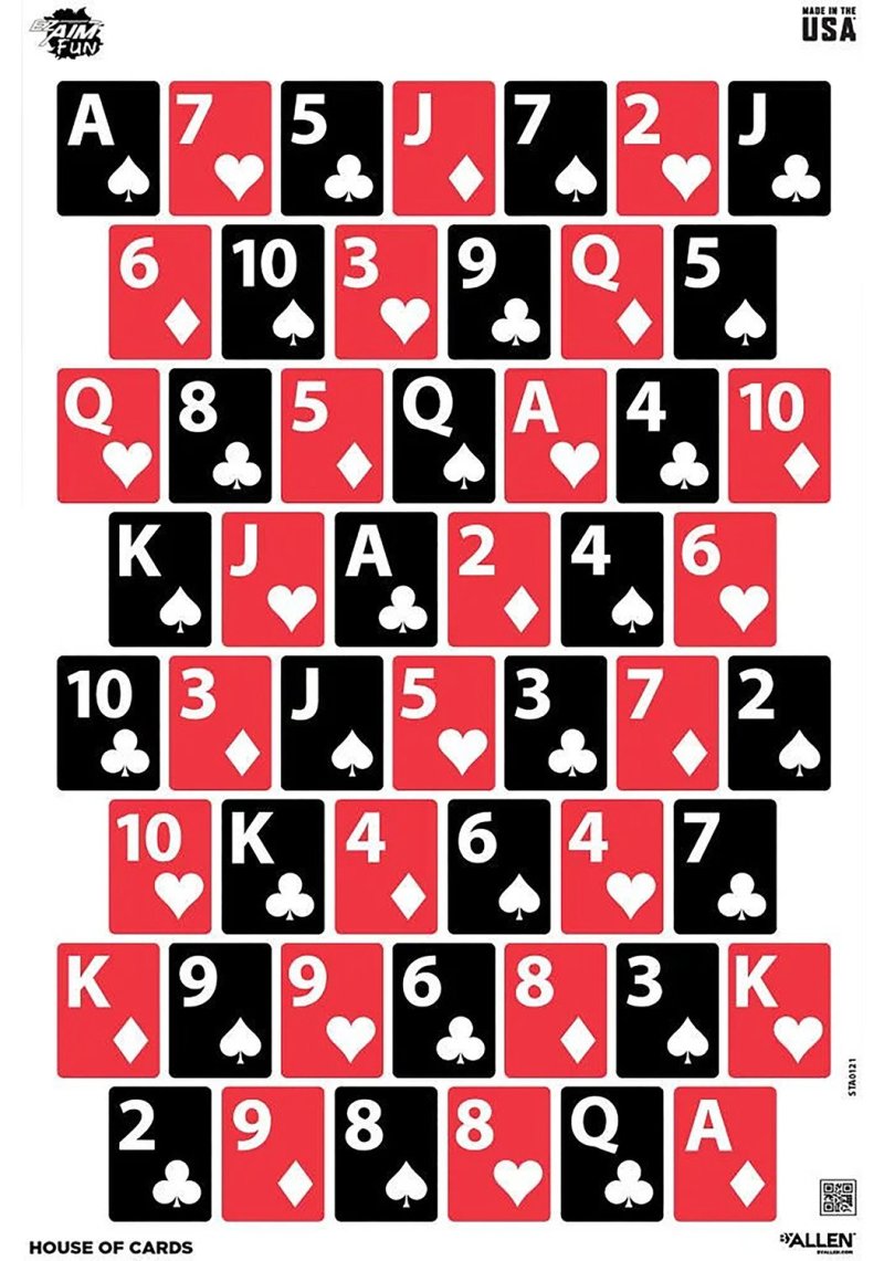 Allen EZ-Aim Fun Game Targets 12x18 8 Pack