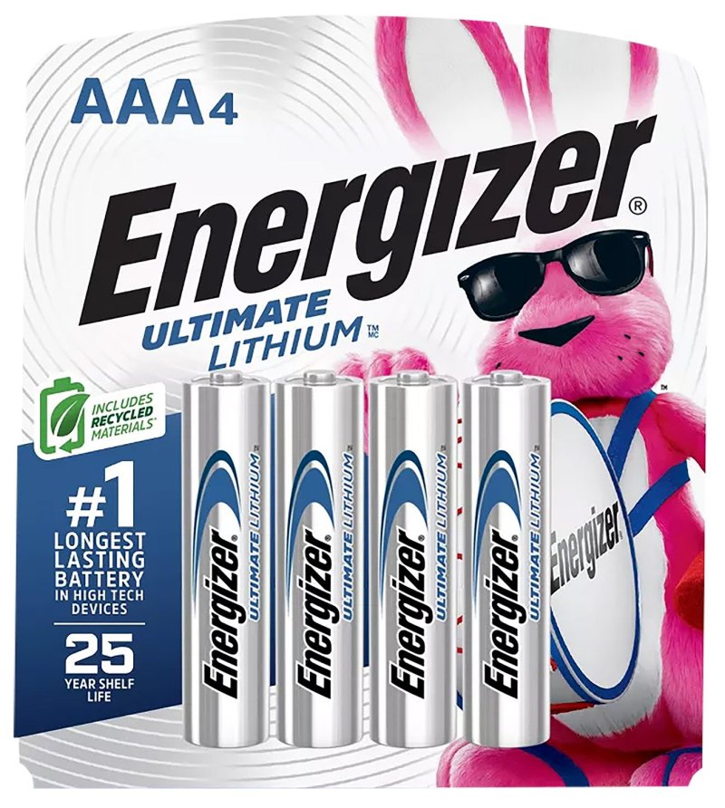 Energizer Holdings AAA Ultimate Lithium 1.5V 4 Pack L92SBP-4