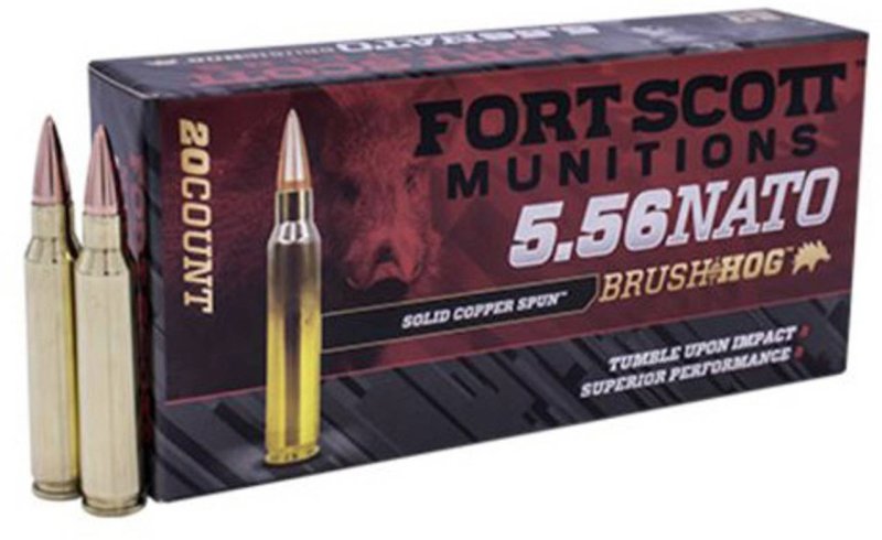Fort Scott Munitions Tumble Upon Impact (TUI) 5.56x45mmNATO 556-062-SCV1