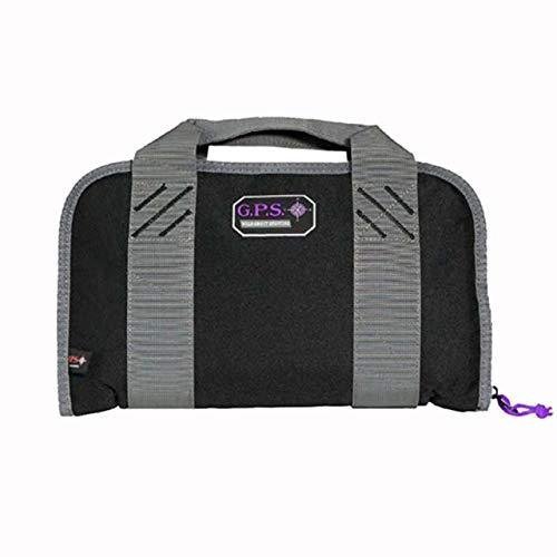 G-Outdoors Double Compact Pistol Case Purple Foam Lined