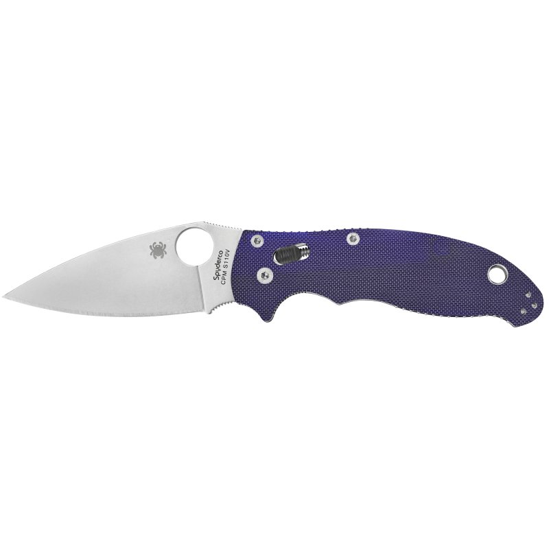 SPYDERCO Manix 2 CPM S110V 3.37in G-10 Dark Blue Knife (C101GPDBL2)