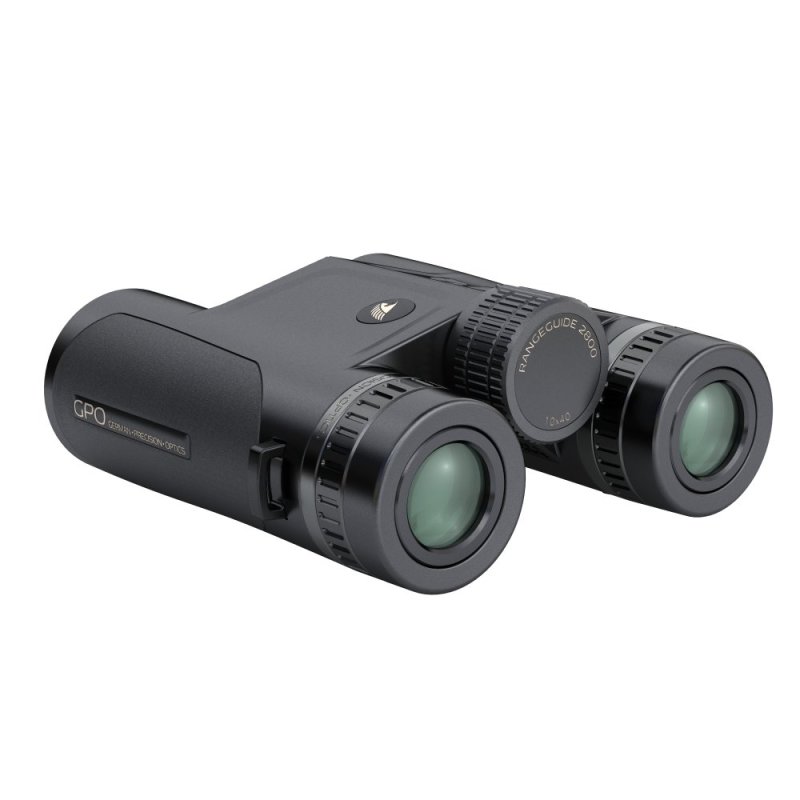 GPO Rangeguide BX730 8x40 Binoculars, Black, 3500-Yard Rangefinder