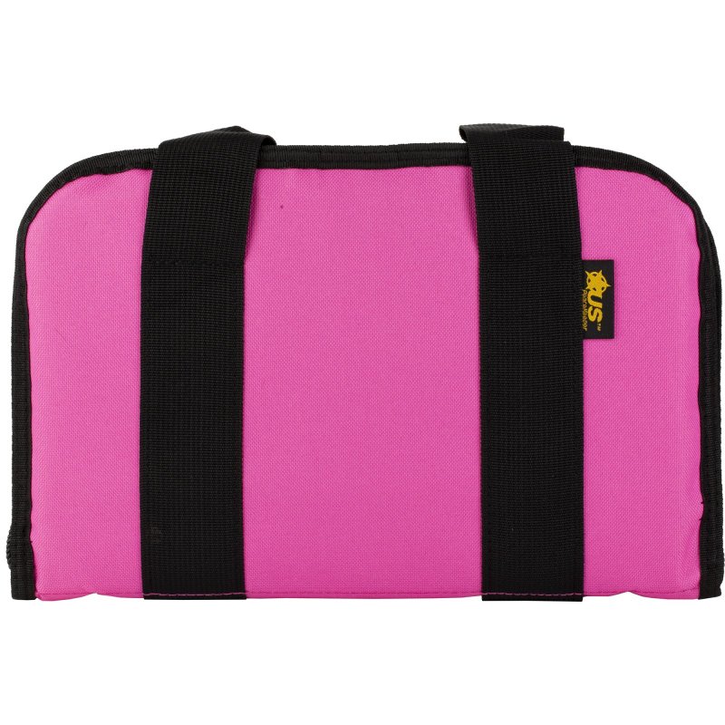 US Peacekeeper P21123 Pink Water-Resistant Pistol Case with Mag Bands