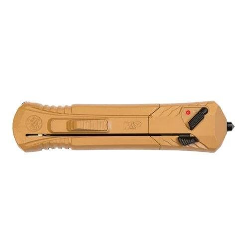 BTI 1084315 Smith & Wesson M&P OTF Knife 3.7" AUS-8 FDE Blade