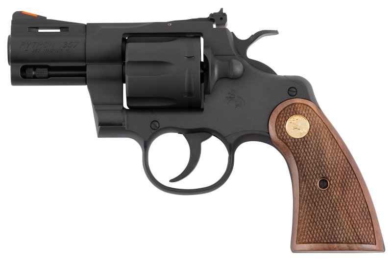 Colt Python Shooter's Model 357 Magnum 2.5 In 6-Rounds Matte Blued