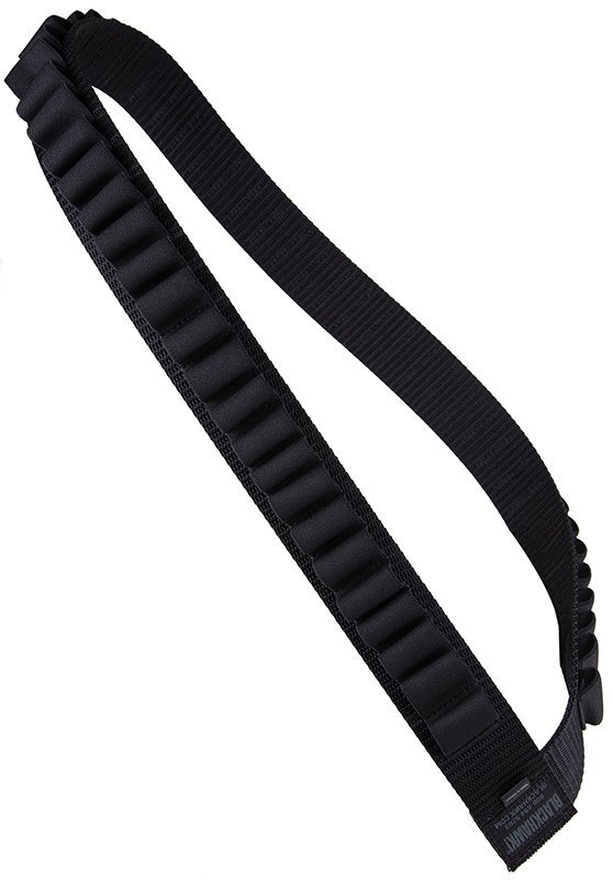 Blackhawk 43SB55BK Shotgun Bandoleer Black Nylon 55rd Over Shoulder
