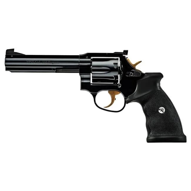 BERETTA Manurhin MR73 357 Mag 5.25" 6rd - Black & Gold