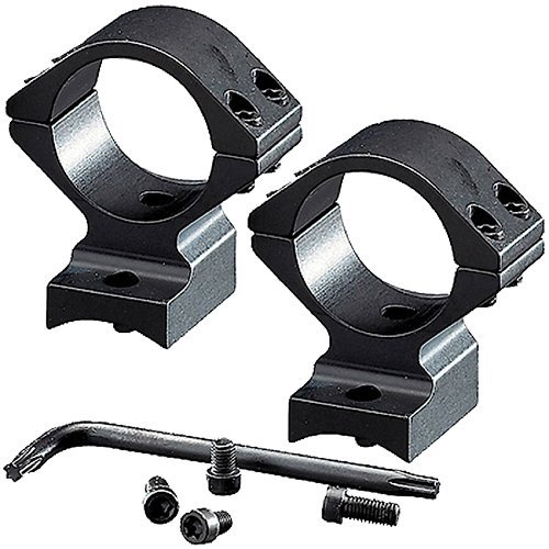 Browning 12311 Integrated Scope Mount System Scope Ring Set 2-Piece Weaver Low 1" Tube Matte Black Aluminum