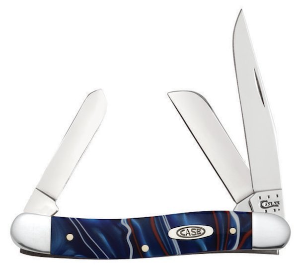 CASE 11201 Med Stkmn 3BL Patriotic Knife 3.625 Inch
