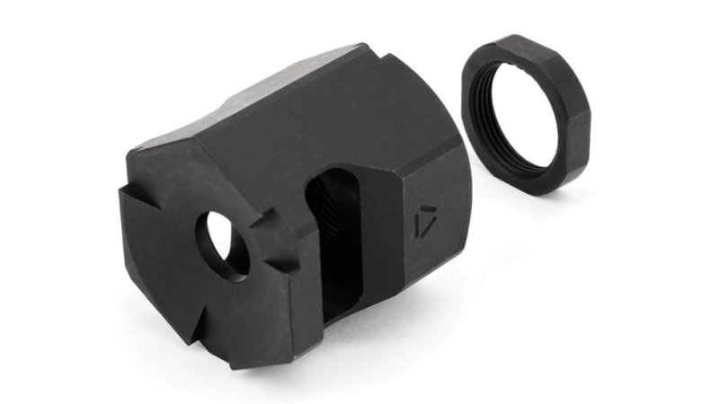 Strike Industries SI-XCOMP-CC-02 9mm Black M18x1 RH Mini Cookie Cutter
