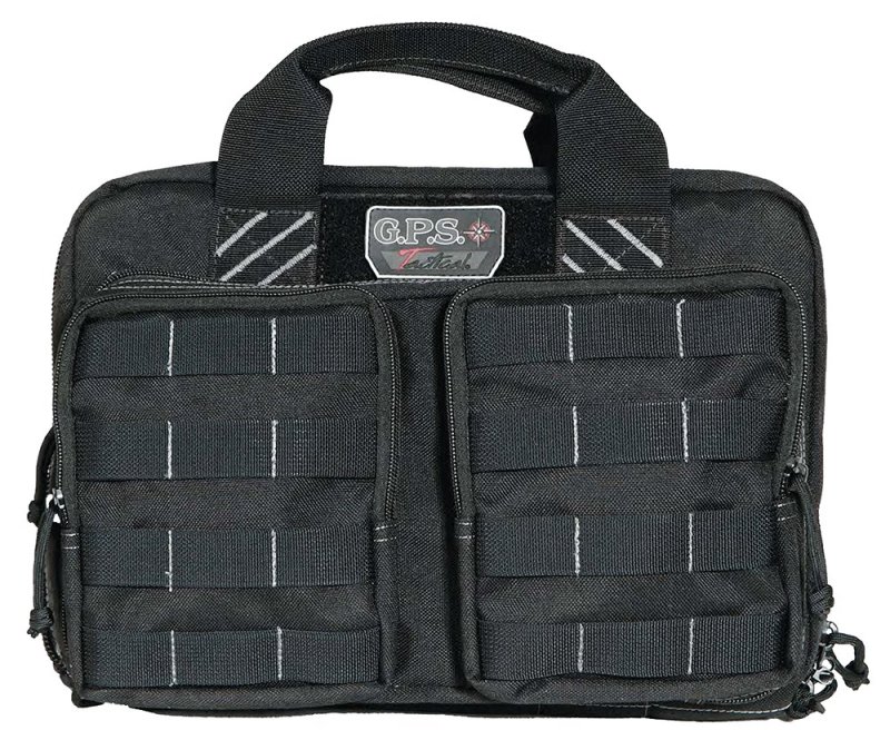G Outdoors GPS-T1311PCB Tactical Quad +2 Pistol Range Bag Black