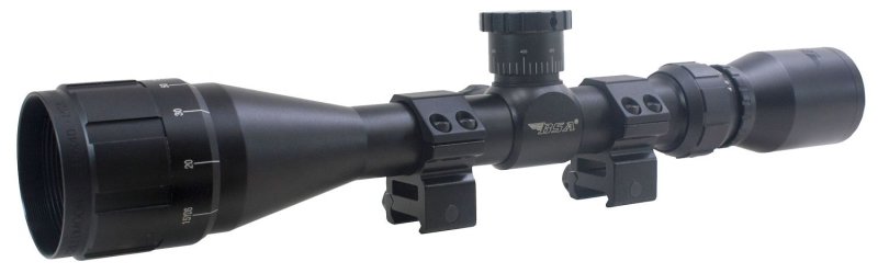 BSA Sweet 17 3-12x40mm AO Rifle Scope Matte Black 30/30 Reticle