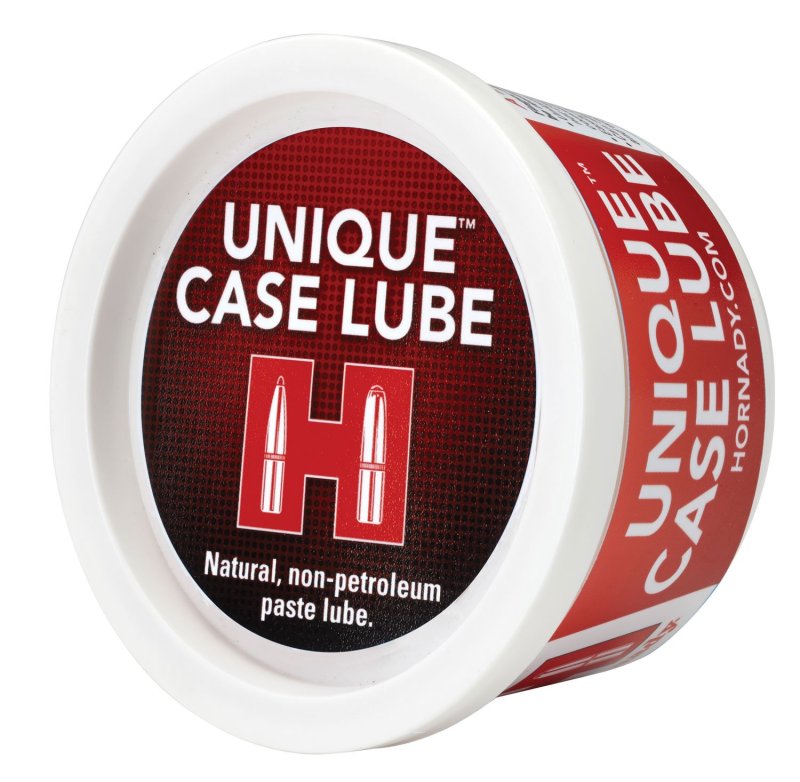 Hornady Unique Case Lube 4 Ounce Tub Wax Based Natural 393299
