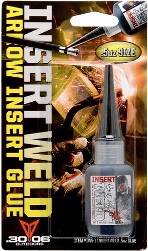 30-06 IW5-1 Insert Weld Glue .5 oz, Black, High-Viscosity, 3700 PSI