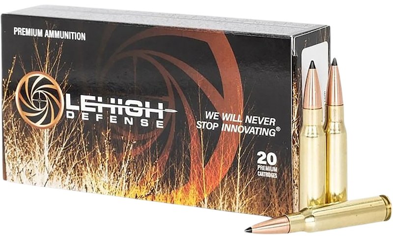 Lehigh Defense LA308175TME 308Win 175gr Tipped Maximum Expansion