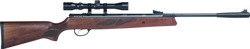Hatsan HC9522 Model 95 .22 Air Rifle Combo with 3-9x32 Scope, Walnut Stock