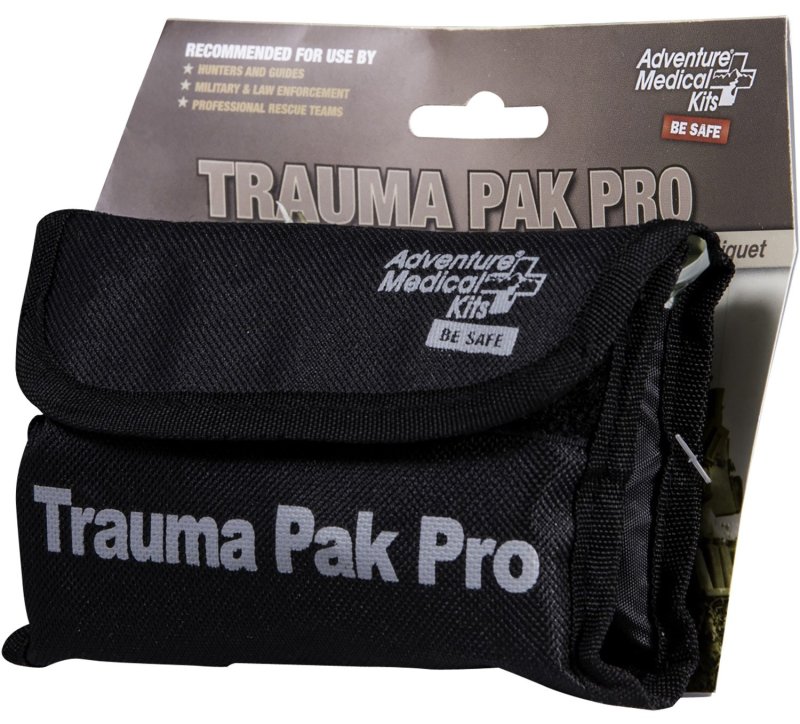 Adventure Medical 20640293 Trauma Pak Pro Stop Bleeding Kit Black