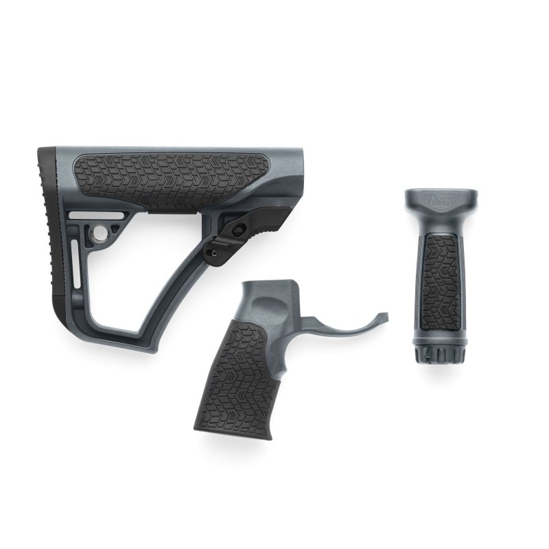Daniel Defense DD Tornado Grey Stock Grip Foregrip Combo