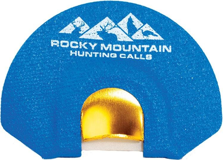 Rocky Mountain Hunting Calls Reaper GTP Diaphragm Call, Blue - Aggressive Bugle Sounds, Bull Challenge, Cow Estrus Whine