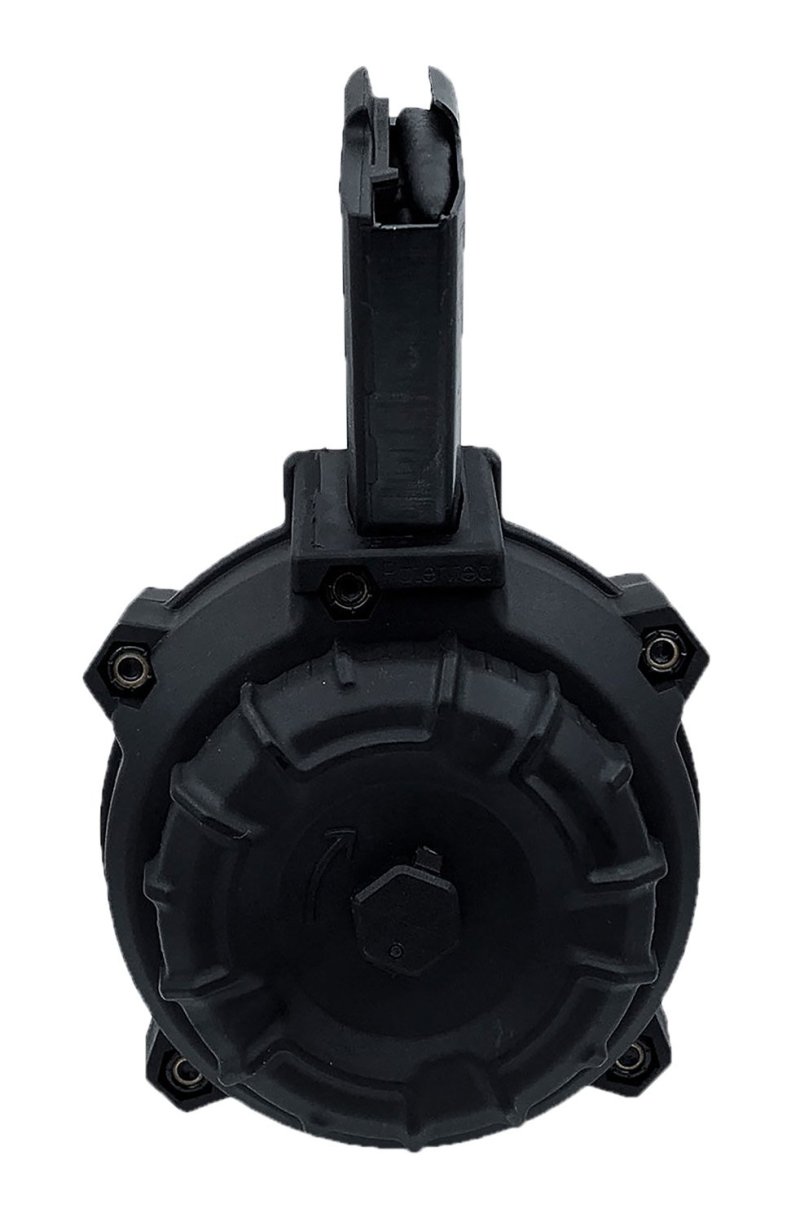 ProMag DRMA111 50rd Drum 7.62x39mm AR-15 Black Zytel Polymer