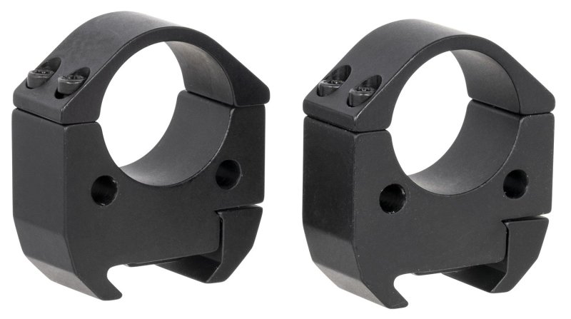 Talley TMS10H 1in Black Alloy High Rings 1.00In Picatinny 1"
