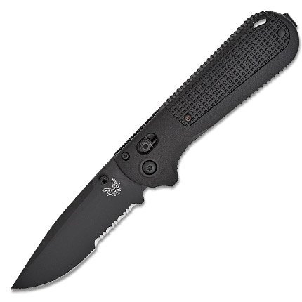 Benchmade 430SBK-02 Redoubt Axis 3.55" Serrated Drop Point Blade Knife