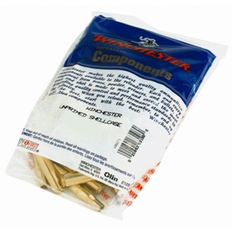 Winchester 380 ACP Unprimed Brass Cases 100-Pack
