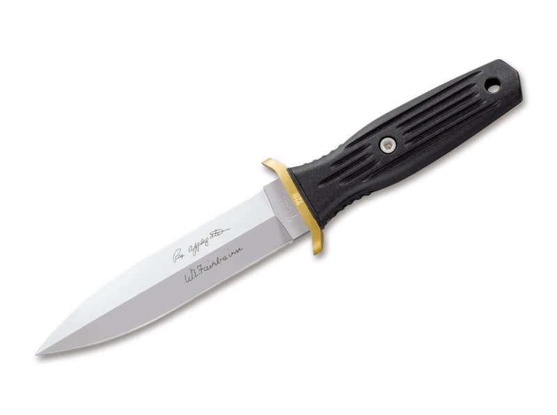 Boker Applegate-Fairbairn Boot Knife Stainless Black Sheath