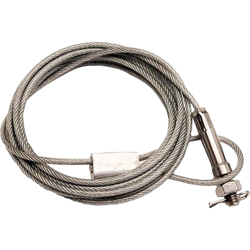 Bulldog BD-CAB Deluxe 6' Security Cable for Small Safes, Silver Finish