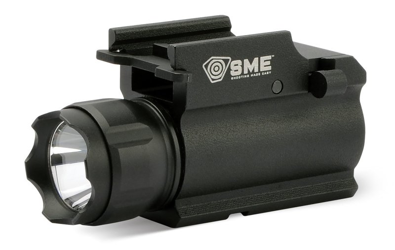 SME SMEWL Rail Mounted Pistol Light 250 Lumens Cree LED Black Aluminum