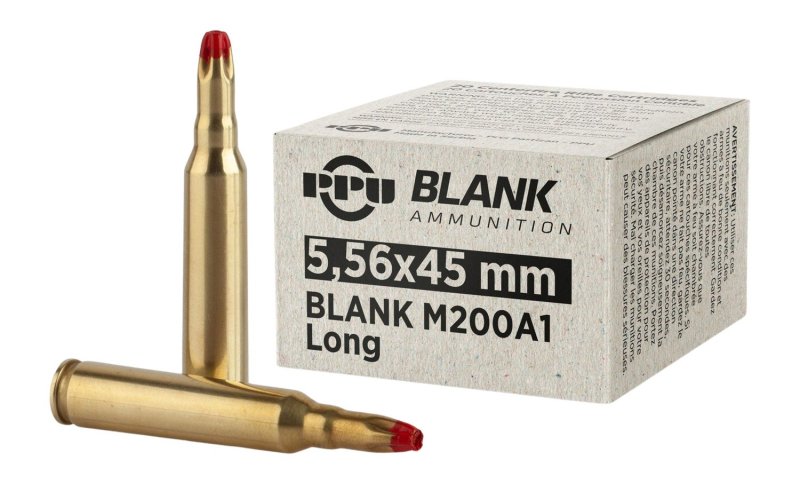 PPU PPB52 5.56mm M200 A1 Blank Ammo 20 Rounds