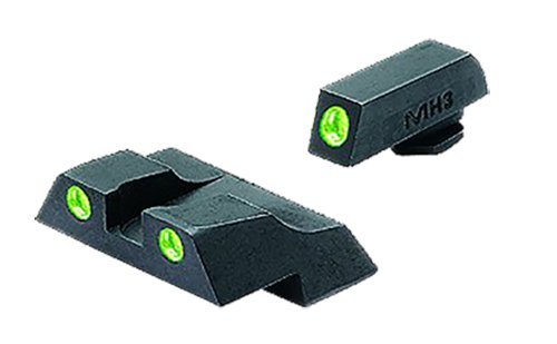 Meprolight 102263101 Tru-Dot Green Tritium Sight Set Glock 26/27
