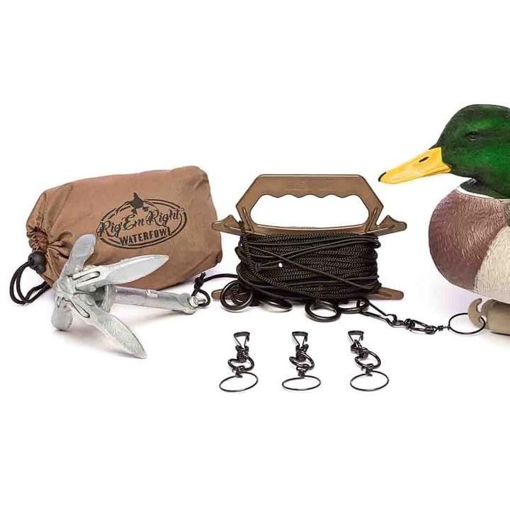 Rig'Em Right Step-Up Jerk Rig 4-Decoy System with 1.5-LB Anchor