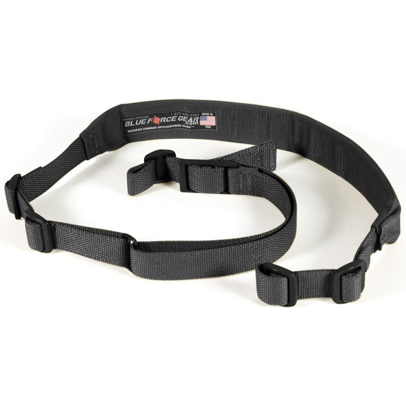Blue Force Gear VCAS-200-OA-BK Vickers Padded Sling Black 57"-67